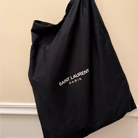 Saint Laurent Dark Crocodile-Embossed Backpack - Picture 15 of 15